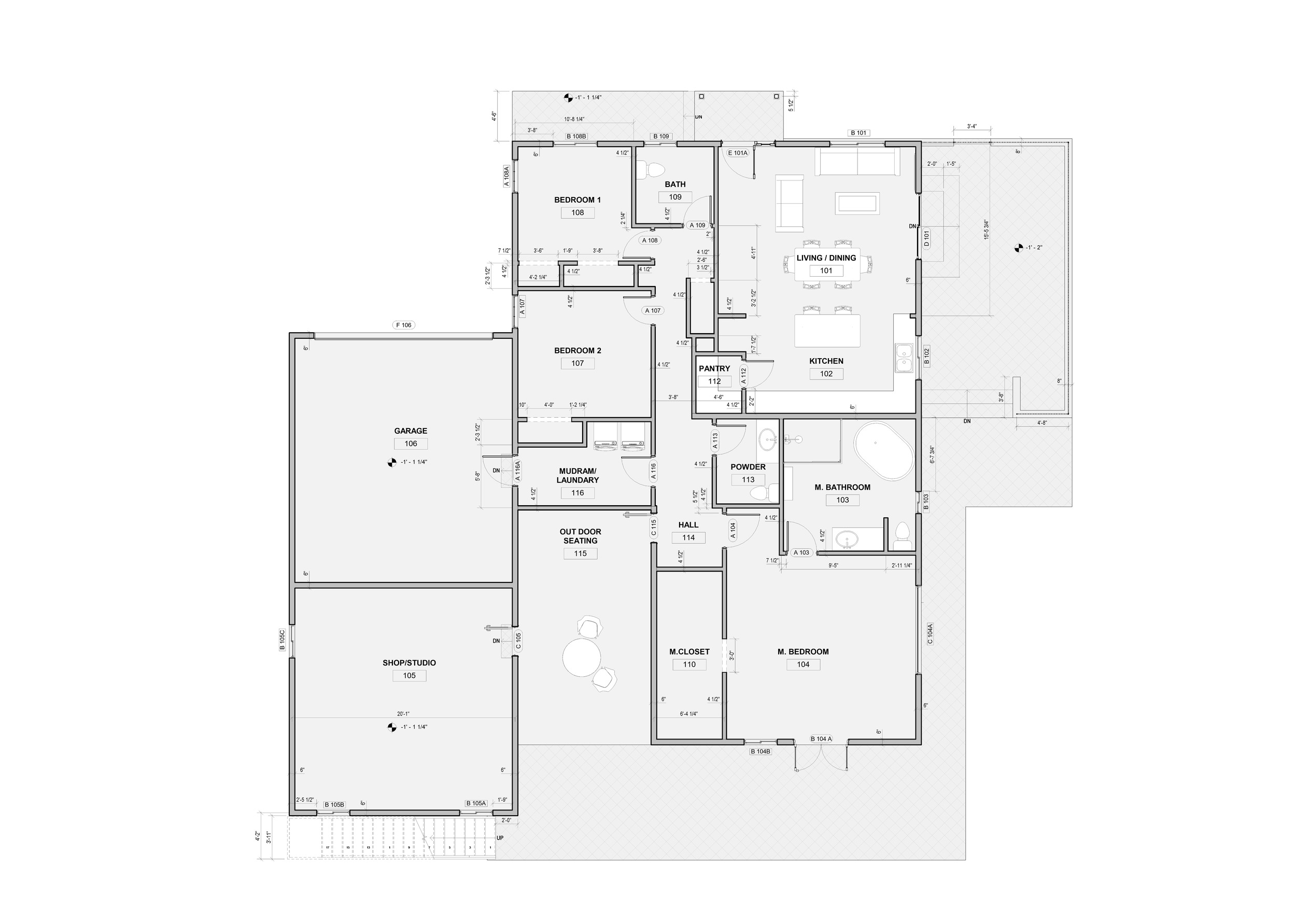 Ornelas Residence_main floor